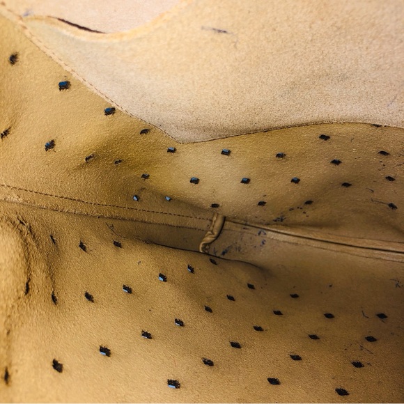 Madewell Mini Transport Preforated Tote Bag Purse Handbag Leather - Picture 9 of 16